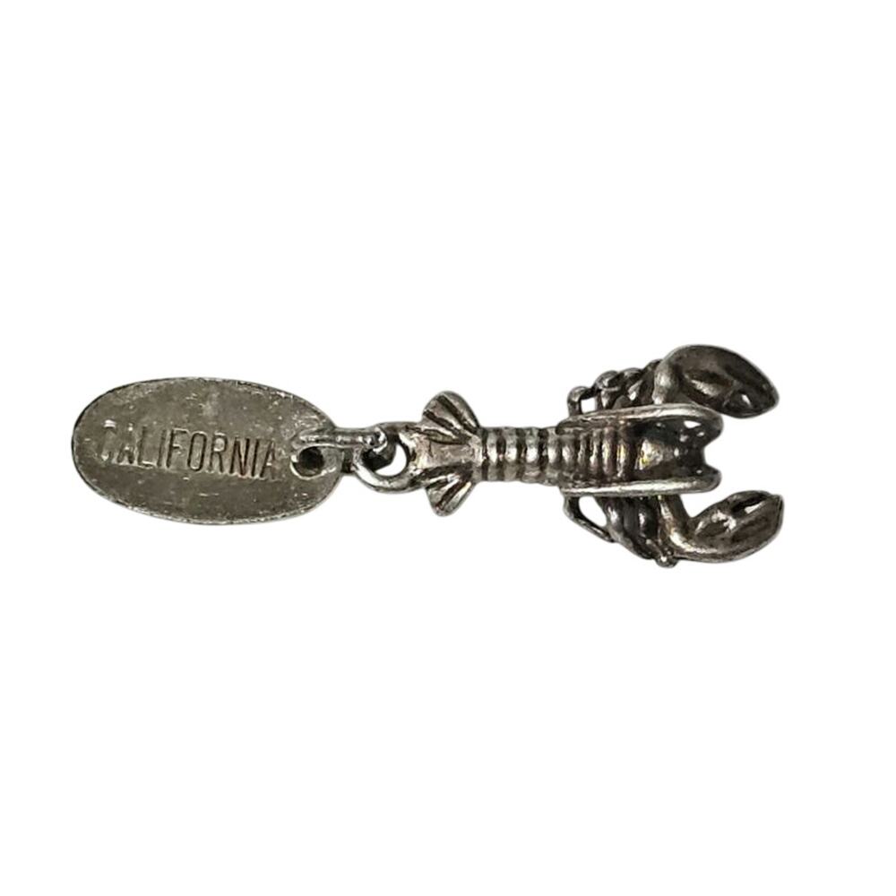 Vintage Maisel's Trading Post Sterling Silver California Lobster Souvenir Charm